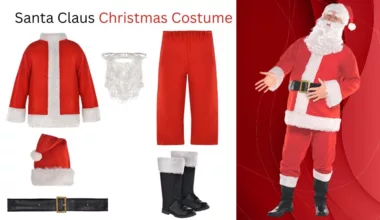 Santa Claus Christmas Costume Suit 