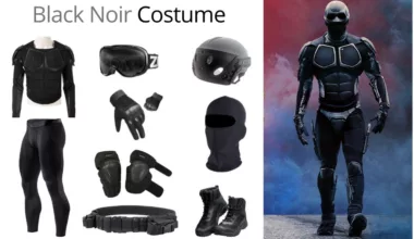 black noir costume