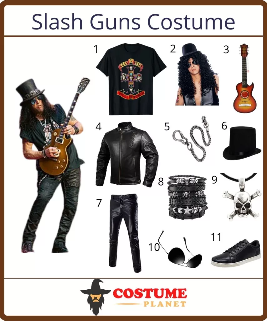 Slash Guns N Roses Costume