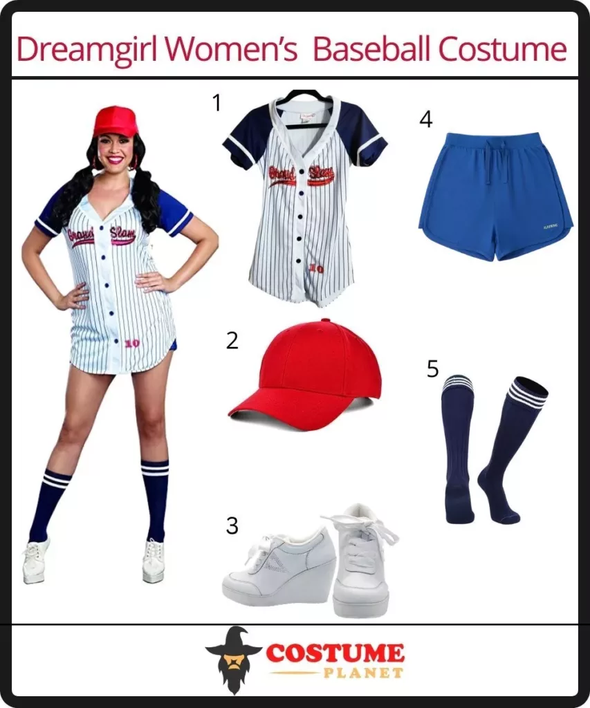 Dreamgirl Women,s Baseball Costume